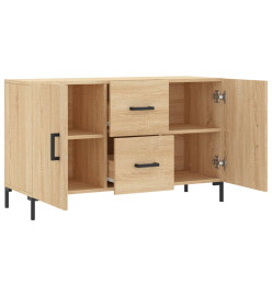 Buffet chêne sonoma 100x36x60 cm bois d'ingénierie