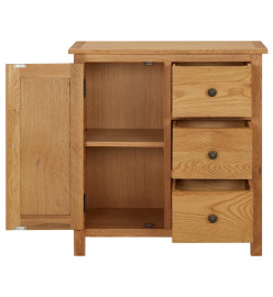 Armoire 70x35x75 cm Bois de chêne massif