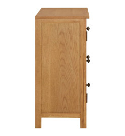 Armoire 70x35x75 cm Bois de chêne massif