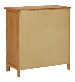 Armoire 70x35x75 cm Bois de chêne massif