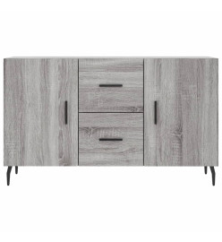 Buffet sonoma gris 100x36x60 cm bois d'ingénierie