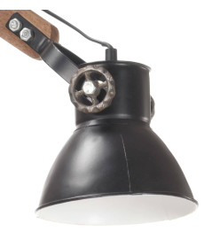 Lampe murale Style industriel Noir Rond E27