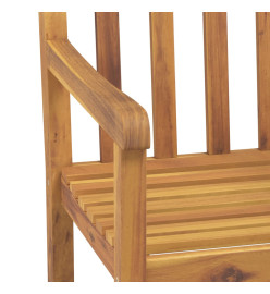 Chaises de jardin lot de 8 56x55,5x90 bois massif d'acacia