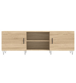 Meuble TV chêne sonoma 150x30x50 cm bois d'ingénierie