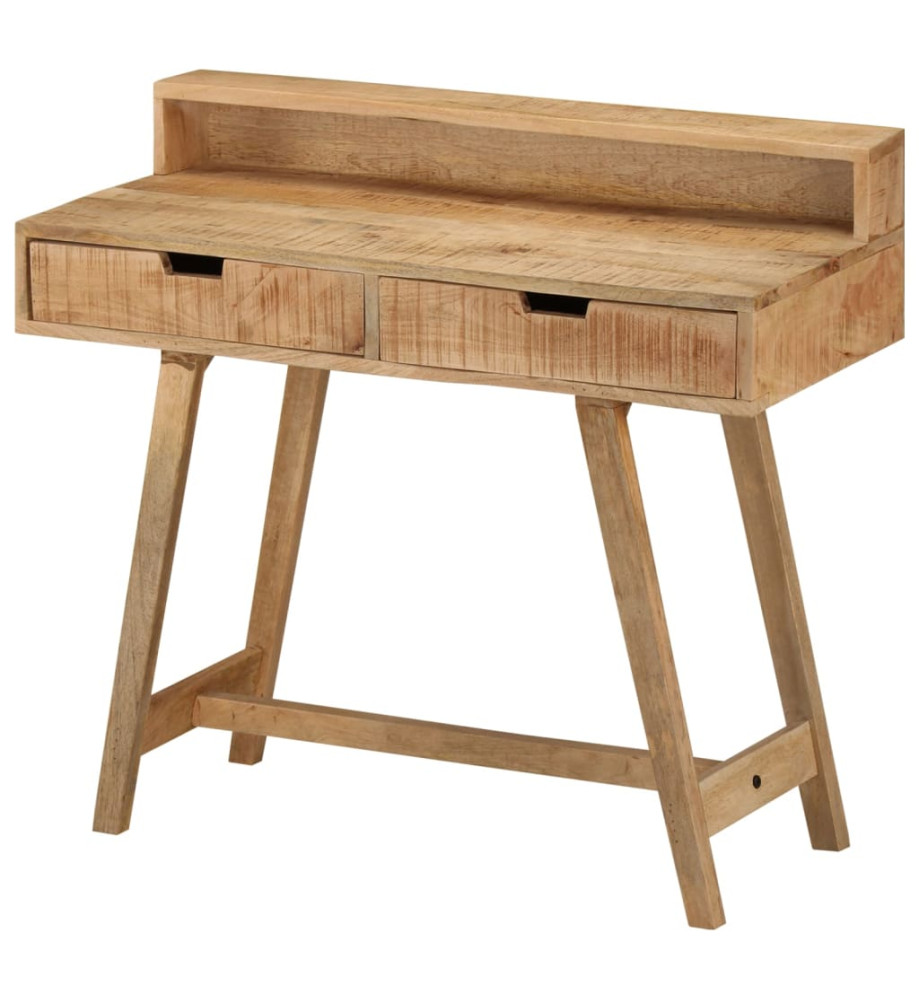 Bureau 100x45x90 cm Bois de manguier brut solide