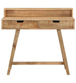 Bureau 100x45x90 cm Bois de manguier brut solide