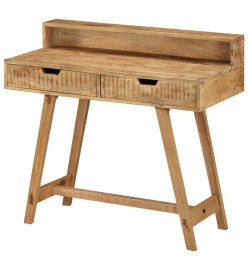 Bureau 100x45x90 cm Bois de manguier brut solide