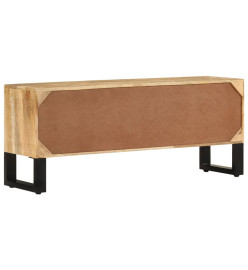 Meuble TV 110x30x45 cm Bois de manguier brut