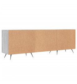 Meuble TV sonoma gris 150x30x50 cm bois d'ingénierie