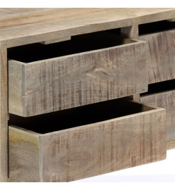 Buffet 140 x 30 x 60 cm Bois de manguier massif