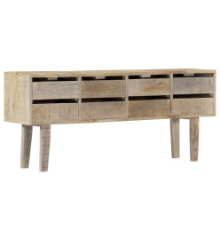 Buffet 140 x 30 x 60 cm Bois de manguier massif