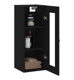 Armoire murale noir 34,5x34x90 cm