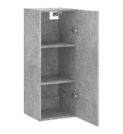 Armoire murale gris béton 34,5x34x90 cm