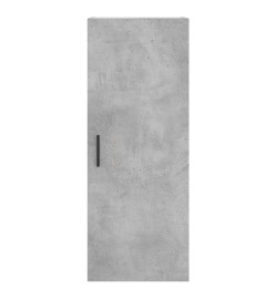 Armoire murale gris béton 34,5x34x90 cm