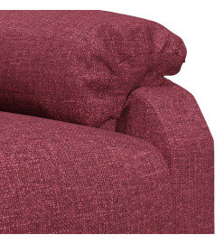 Fauteuil inclinable Rouge bordeaux Tissu