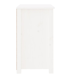 Tables de chevet 2 pcs Blanc 50x35x61,5 cm Bois de pin massif