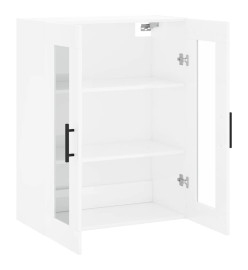 Armoire murale blanc brillant 69,5x34x90 cm