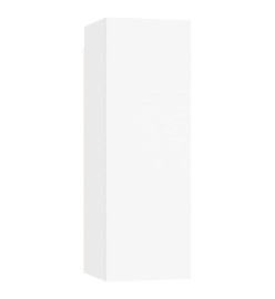 Meubles TV 2 pcs Blanc 30,5x30x90 cm Aggloméré