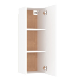 Meubles TV 2 pcs Blanc 30,5x30x90 cm Aggloméré