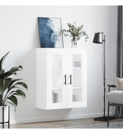 Armoire murale blanc 69,5x34x90 cm