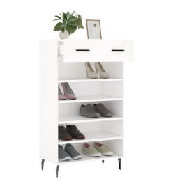 Armoire à chaussures blanc 60x35x105 cm bois d'ingénierie