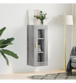 Armoire murale sonoma gris 34,5x34x90 cm