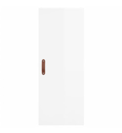 Armoire murale blanc brillant 34,5x34x90 cm