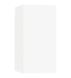 Ensemble de meuble TV 9 pcs Blanc Aggloméré