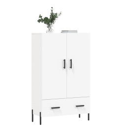 Buffet haut blanc 69,5x31x115 cm bois d'ingénierie