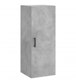 Armoire murale gris béton 34,5x34x90 cm