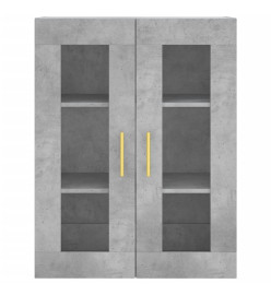 Armoire murale gris béton 69,5x34x90 cm