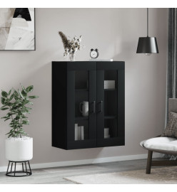 Armoire murale noir 69,5x34x90 cm