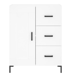 Buffet haut Blanc 69,5x34x180 cm Bois d'ingénierie