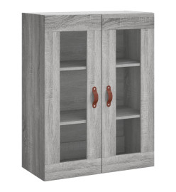 Armoires murales 2 pcs sonoma gris bois d'ingénierie