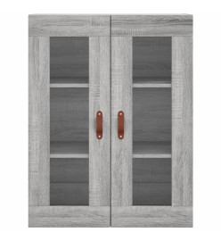 Armoires murales 2 pcs sonoma gris bois d'ingénierie