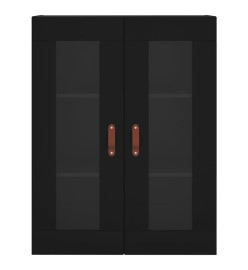 Armoire murale noir 69,5x34x90 cm