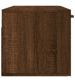 Armoire murale chêne marron 100x36,5x35 cm bois d'ingénierie