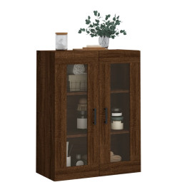 Armoire murale chêne marron 69,5x34x90 cm