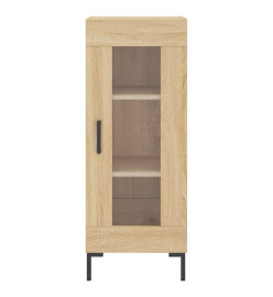 Buffet haut Chêne sonoma 34,5x34x180 cm Bois d'ingénierie