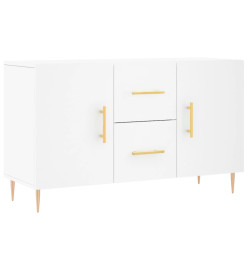 Buffet blanc 100x36x60 cm bois d'ingénierie