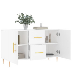 Buffet blanc 100x36x60 cm bois d'ingénierie