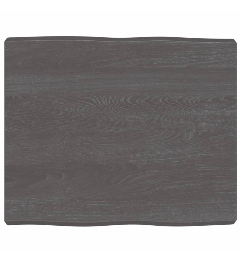 Dessus de table bois chêne massif traité bordure assortie