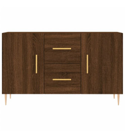 Buffet chêne marron 100x36x60 cm bois d'ingénierie