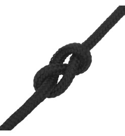 Corde de bateau Noir complet 14 mm 50 m Polypropylène