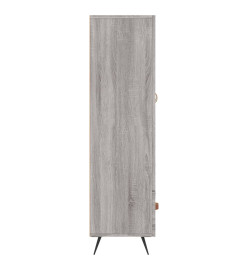 Buffet haut sonoma gris 69,5x31x115 cm bois d'ingénierie