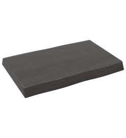 Dessus de table bois chêne massif traité bordure assortie