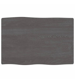 Dessus de table bois chêne massif traité bordure assortie