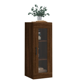 Armoire murale chêne marron 34,5x34x90 cm