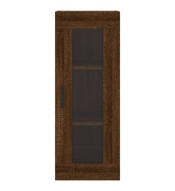 Armoire murale chêne marron 34,5x34x90 cm