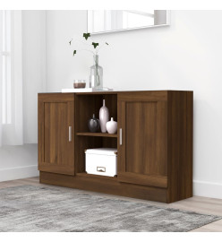 Buffet Chêne marron 120x30,5x70 cm Bois d'ingénierie
